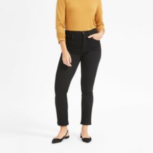 Everlane washed black high rise slim jean sz 29
